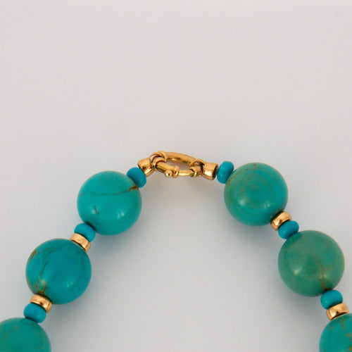 Collier Collier de perles de turquoise 58 Facettes DV0162-10