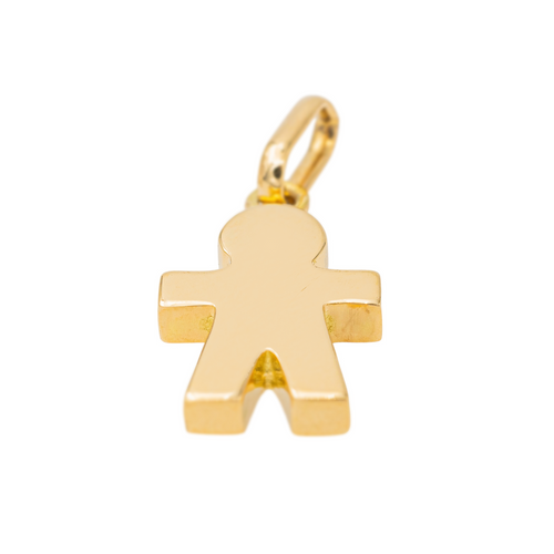 Pendentif Pendentif motif petit garçon en or jaune 18 carats 58 Facettes 3552527CN