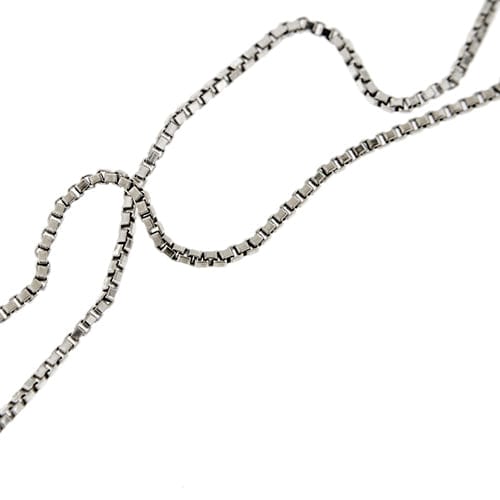 Collier Collier vénitien cœur en or blanc 18 carats et diamants 58 Facettes 35585