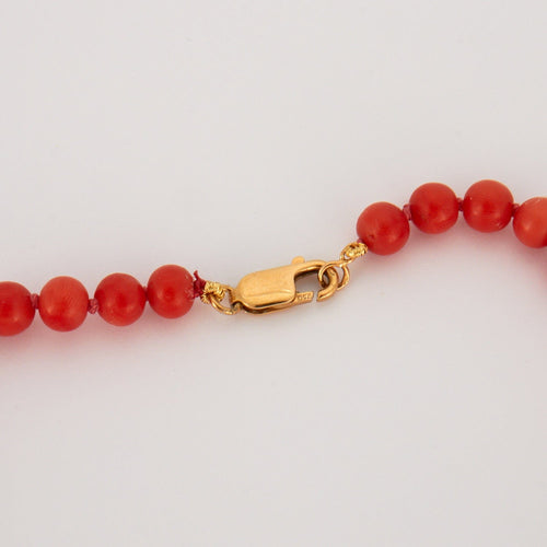 Collier Collier perles de corail rose 58 Facettes DV0162-8