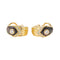 Boucles d'oreilles Boucles d’oreilles clip en or jaune 18 carats, nacre noire et diamants 58 Facettes 3576030CN