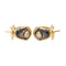 Boucles d'oreilles Boucles d’oreilles clip en or jaune 18 carats, nacre noire et diamants 58 Facettes 3576030CN