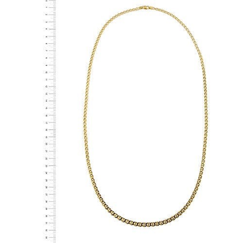 Collier Collier maille traversino en or jaune 18 ct 58 Facettes 35823