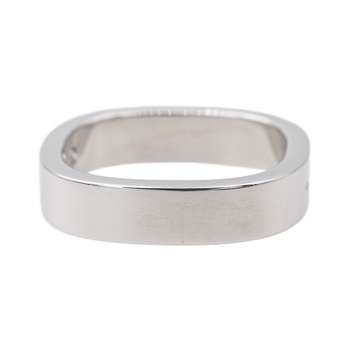 Bague 58 Bague solitaire en or blanc 18 carats avec diamant princesse 58 Facettes 3584452CN