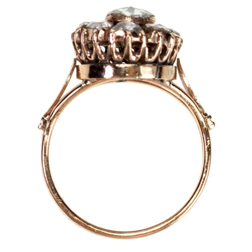 Bague 57 Bague diamants taille rose en or 18 ct 58 Facettes 1FBB3FC890534A269C44D6F865E33410