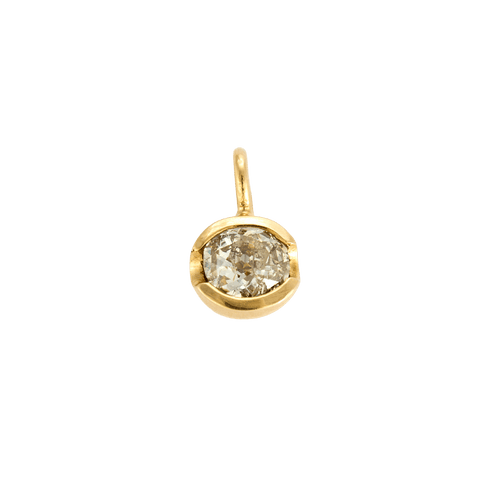 Pendentif Pendentif solitaire en or jaune 18 carats et diamant 0,75 ct 58 Facettes BO/240016 NSS