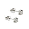 Boucles d'oreilles Boucles d’oreilles point lumineux en or blanc 18 ct et diamants 58 Facettes 36134