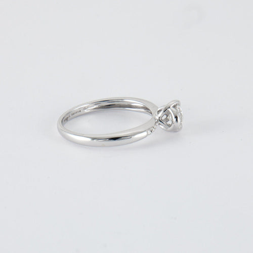 Bague Didier Guérin - Bague solitaire or gris 58 Facettes DV0199-1