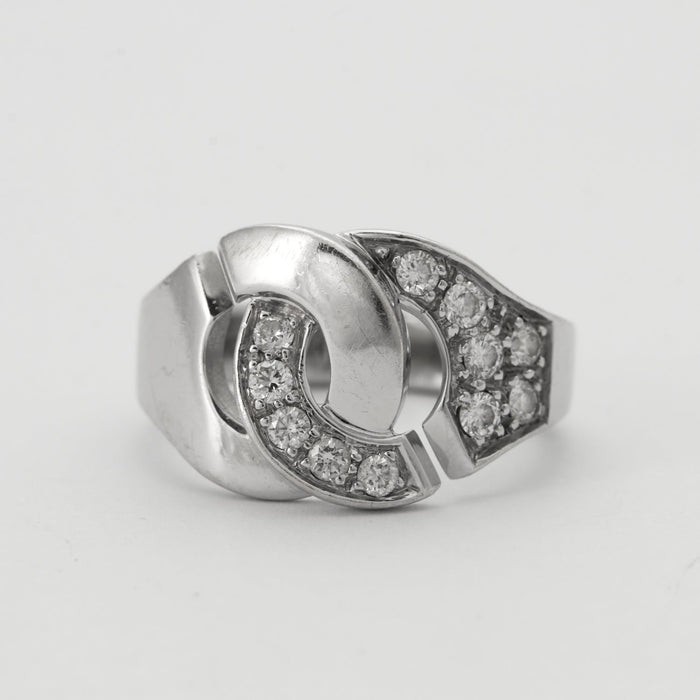 Bague 50 DINH VAN - Bague Menottes R10 58 Facettes DV0360-4