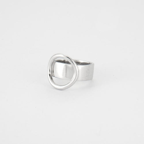 Bague 51 DINH VAN - Bague Neo en argent 58 Facettes DV0031-4