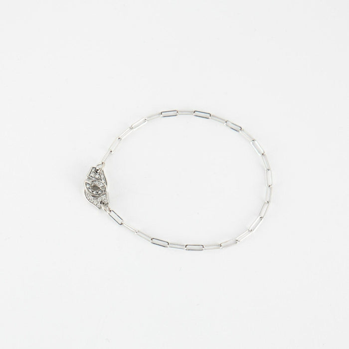 DINH VAN - Bracelet menottes Diamants