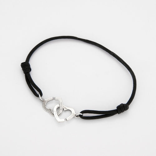 Bracelet DINH VAN - Bracelet sur cordon Coeurs 58 Facettes DV0120-7