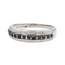 Bague 51 Bague en or blanc 18 carats sertie de diamants noirs 58 Facettes 3629488CN