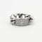 Bague 52 DIOR - Bague "Gourmette" en Or Gris et Diamants 58 Facettes DV0184-18