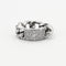 Bague 52 DIOR - Bague "Gourmette" en Or Gris et Diamants 58 Facettes DV0184-18