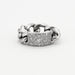 Bague 52 DIOR - Bague "Gourmette" en Or Gris et Diamants 58 Facettes DV0184-18