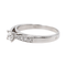 Bague 60 Bague solitaire en or blanc 18 carats et diamants 58 Facettes 3641117CN
