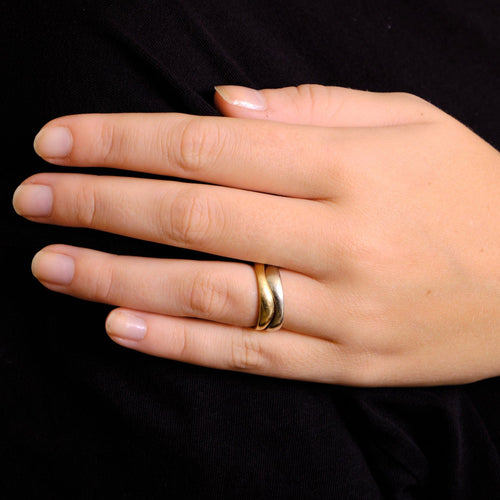 Bague 52 Double bague mouvementée 58 Facettes DV0269-7