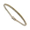 Bracelet Bracelet tennis en or blanc 18 kt avec quartz citrines et diamants 58 Facettes 36433