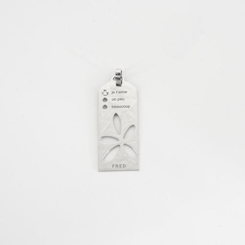Pendentif FRED - Important pendentif en or gris 58 Facettes DV0285-1