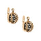 Boucles d'oreilles Boucles d’oreilles diamants en or rose 14 kt et argent 58 Facettes 36647