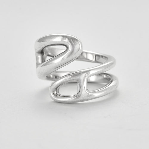 Bague 52 HERMES - Bague "CHAINE D'ANCRE TWIST" 58 Facettes DV0365-3