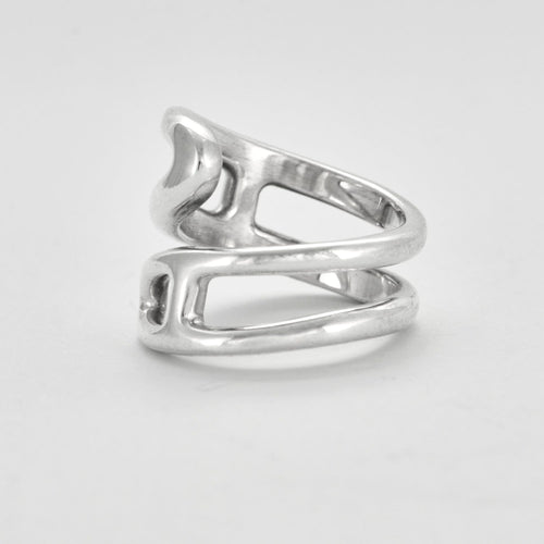 Bague 52 HERMES - Bague "CHAINE D'ANCRE TWIST" 58 Facettes DV0365-3