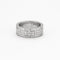 Bague 53 HERMES - Bague "Heracles" en Or Gris et Diamants 58 Facettes DV0184-16