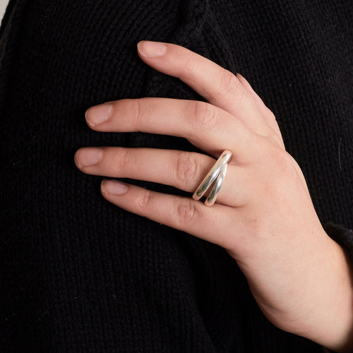 Bague 53 HERMES - Bague "Vertige" 58 Facettes DV0365-8