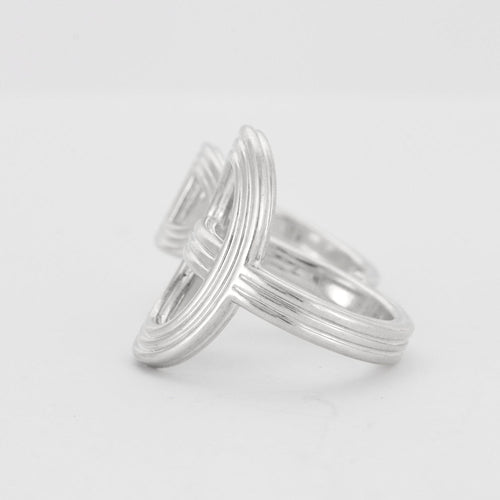 Bague 53 HERMES - Bague Double Chaîne D'ancre 58 Facettes DV0365-7