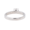 Bague 50 Bague solitaire en or blanc 18 carats et diamants 58 Facettes 3694714CN