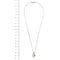 Collier Yukiko - Collier en or blanc 18 ct avec perle et diamant 58 Facettes 36952