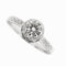 Bague Bague solitaire - Diamants taille brillant en or blanc 18 kt 0,84 ct 58 Facettes 36977