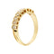 Bague Bague rivière en or jaune 18 ct avec diamants 0,60 ct 58 Facettes 36983