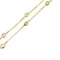 Collier Collier ras-de-cou maille cheval en or jaune 18 ct avec pierres colorées 58 Facettes 36994