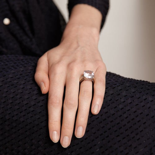 Bague 49 MAUBOUSSIN -Bague Gueule d'amour Améthyste 58 Facettes DV0112-1