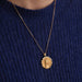 Pendentif Médaille ciselée Vierge de profil 58 Facettes DV0055-2