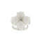 Bague Bague fleur en or blanc 18 ct et onyx blancs 58 Facettes 37093