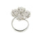 Bague Bague fleur en or blanc 18 ct et onyx blancs 58 Facettes 37093
