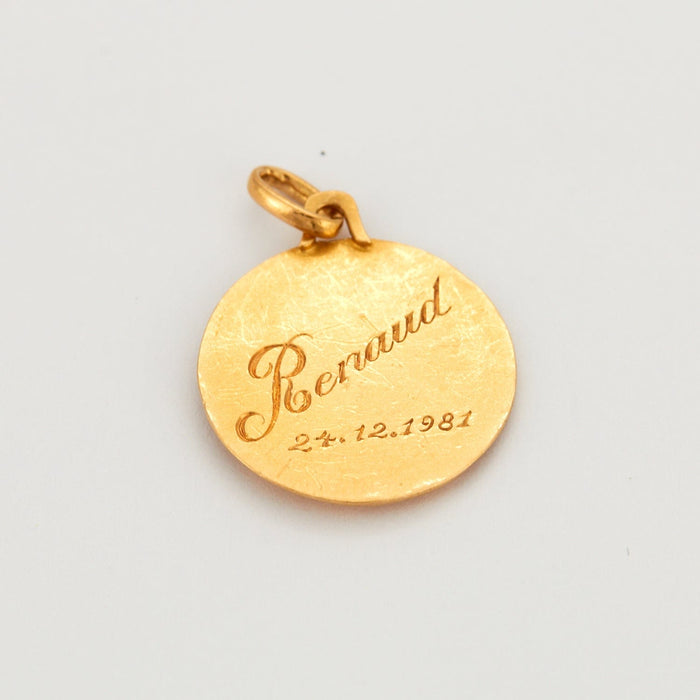 Médaille Saint Renaud Or Jaune