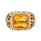 Bague 52 Dior Mitza - Bague cocktail en or jaune 18 carats et citrine 58 Facettes 3726306CN