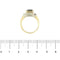 Bague Bague - Aigue-marine et diamants en or jaune et blanc 18 kt 58 Facettes 37500