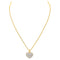 Collier Collier cœur en or jaune 18 carats et diamants 58 Facettes 3754273CN