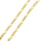 Collier Chini - Collier maille Figaro 3+1 en or jaune 18 ct 58 Facettes 37564