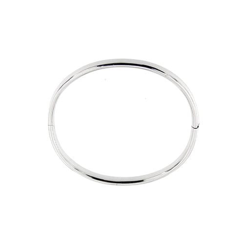 Bracelet Bracelet rigide ovale en or blanc 18 ct 58 Facettes 37590