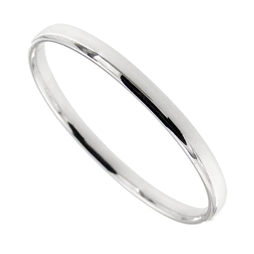 Bracelet Bracelet rigide ovale en or blanc 18 ct 58 Facettes 37590