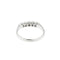 Bague Bague rivière - Diamants taille brillant en or blanc 18 ct 58 Facettes 37616