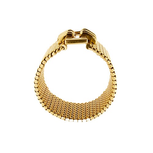 Bracelet Bracelet vintage à manchette en or jaune 18 ct 58 Facettes 37623