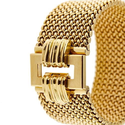 Bracelet Bracelet vintage à manchette en or jaune 18 ct 58 Facettes 37623