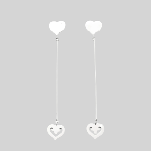 Boucles d'oreilles OJ PERRIN - Boucles d'oreilles COEUR LEGENDE 58 Facettes DV0462-1